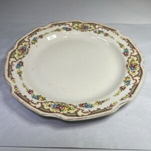 Vintage‎ Mount Clemons Floral Design Dinner Plate Serving Platter 9"